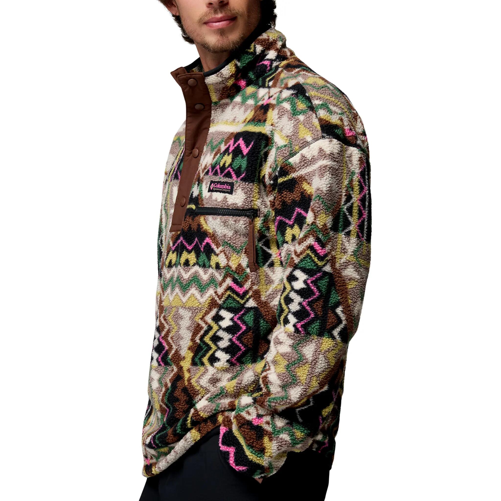 Fleecepullover wärmend Herren - Helvetia™ II Printed Half Snap Fleece 3/6