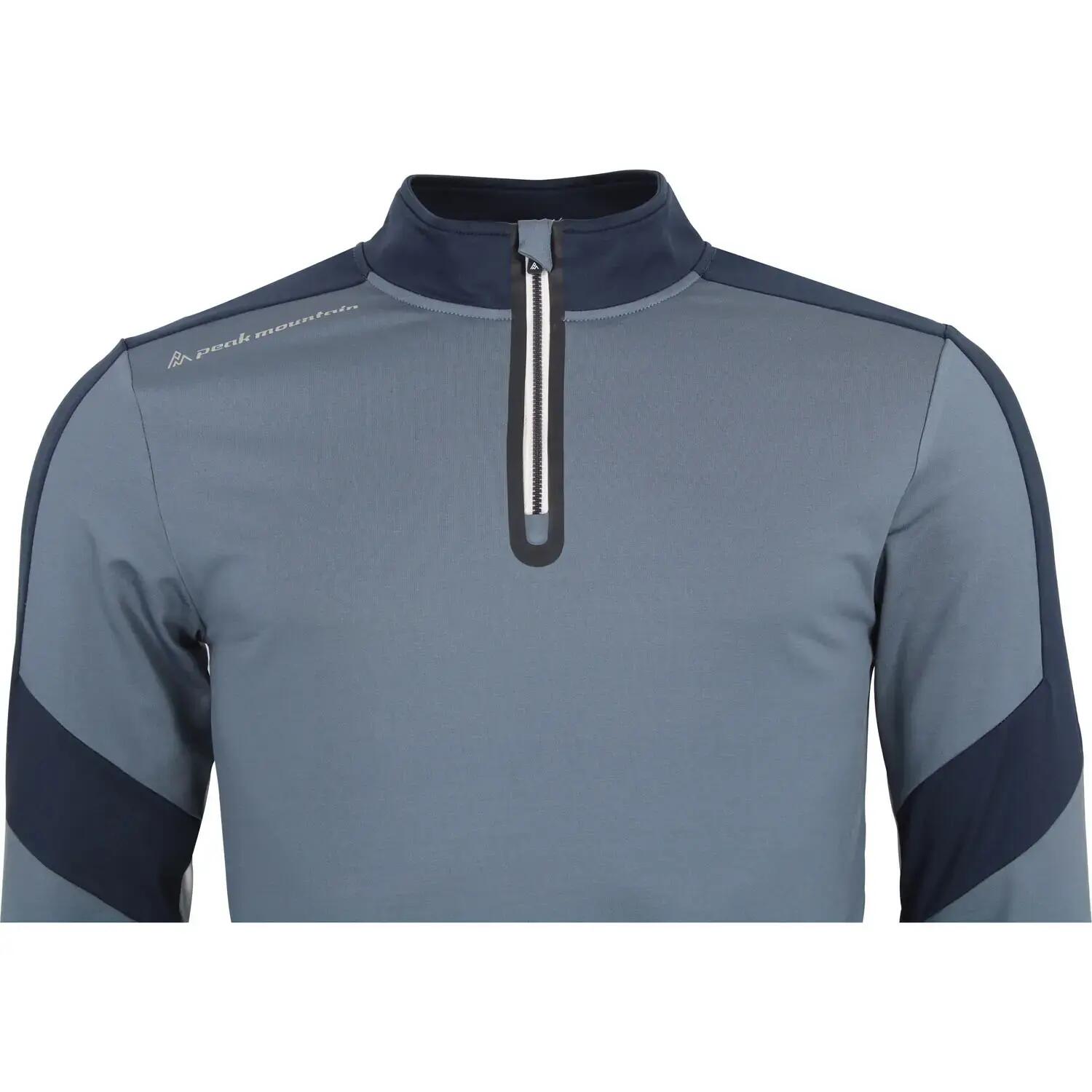 Sous maillot zippée à manches longues Peak Mountain Caspiro 4/4