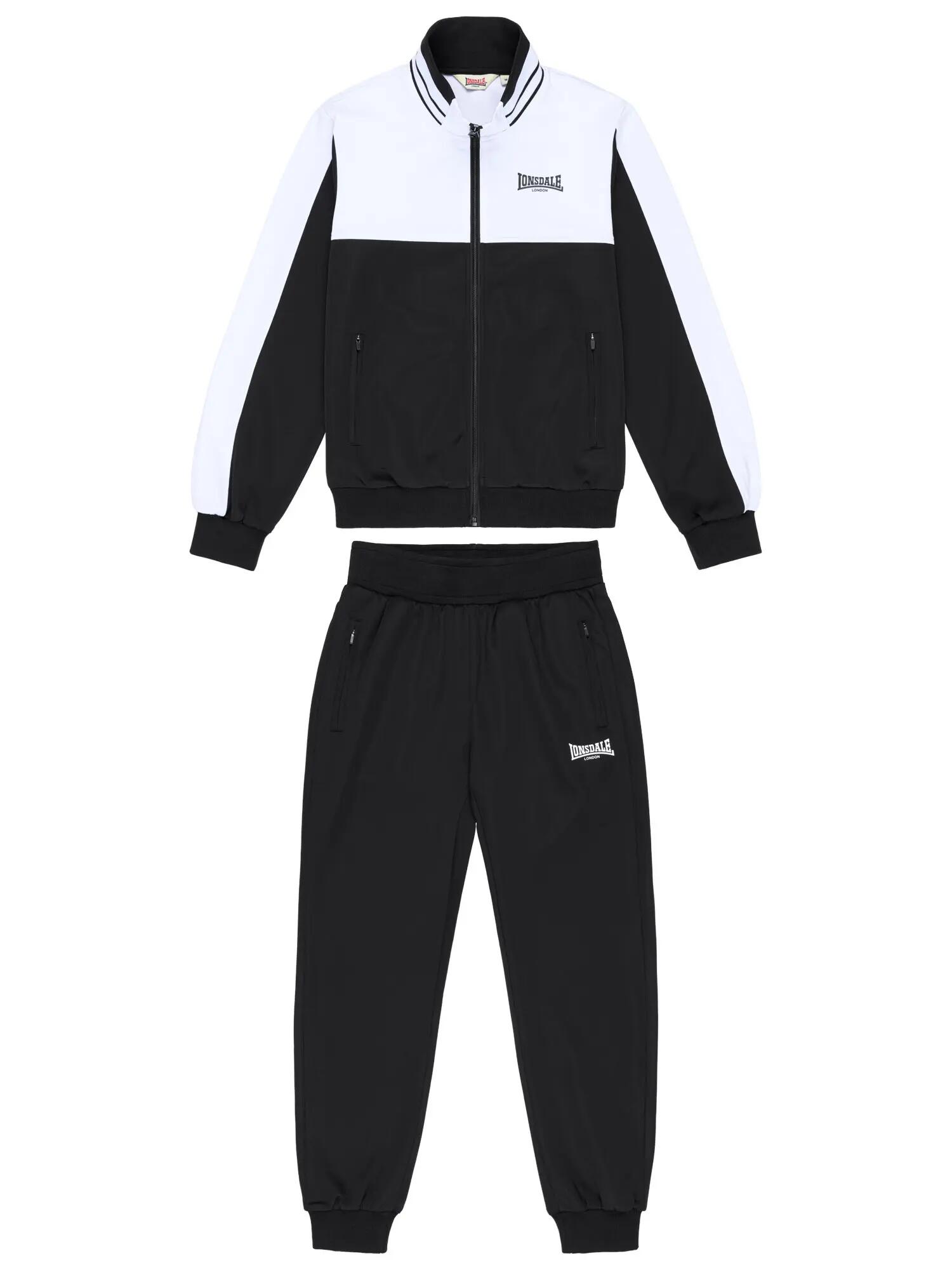 LONSDALE Herren Trainingsanzug schmale Passform UPNEY 2/7