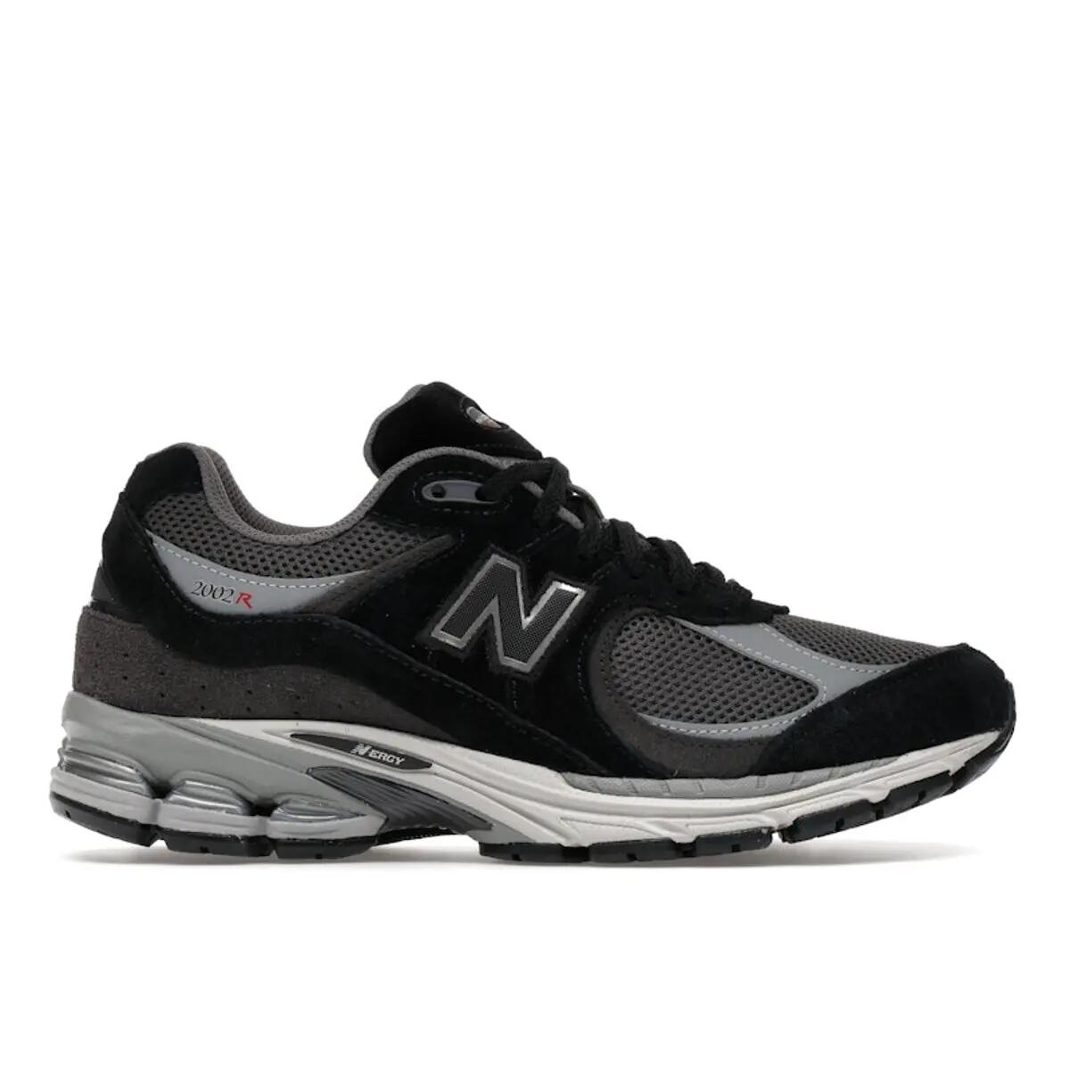 New Balance 2002R Black Castlerock Grey 1/5