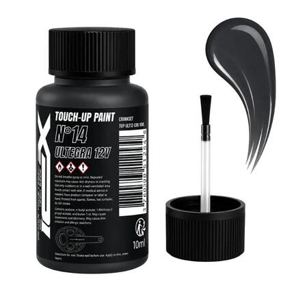 Pintura de retoque para bici N°14 negro pedalier Shimano Ultegra 12V 10 ml