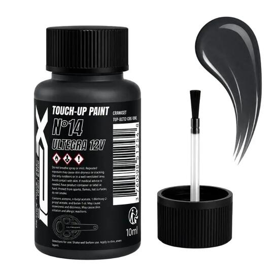 Pintura de retoque para bici N°14 negro pedalier Shimano Ultegra 12V 10 ml