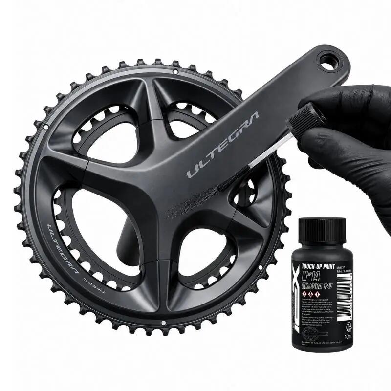 Pintura de retoque para bici N°14 negro pedalier Shimano Ultegra 12V 10 ml 2/3