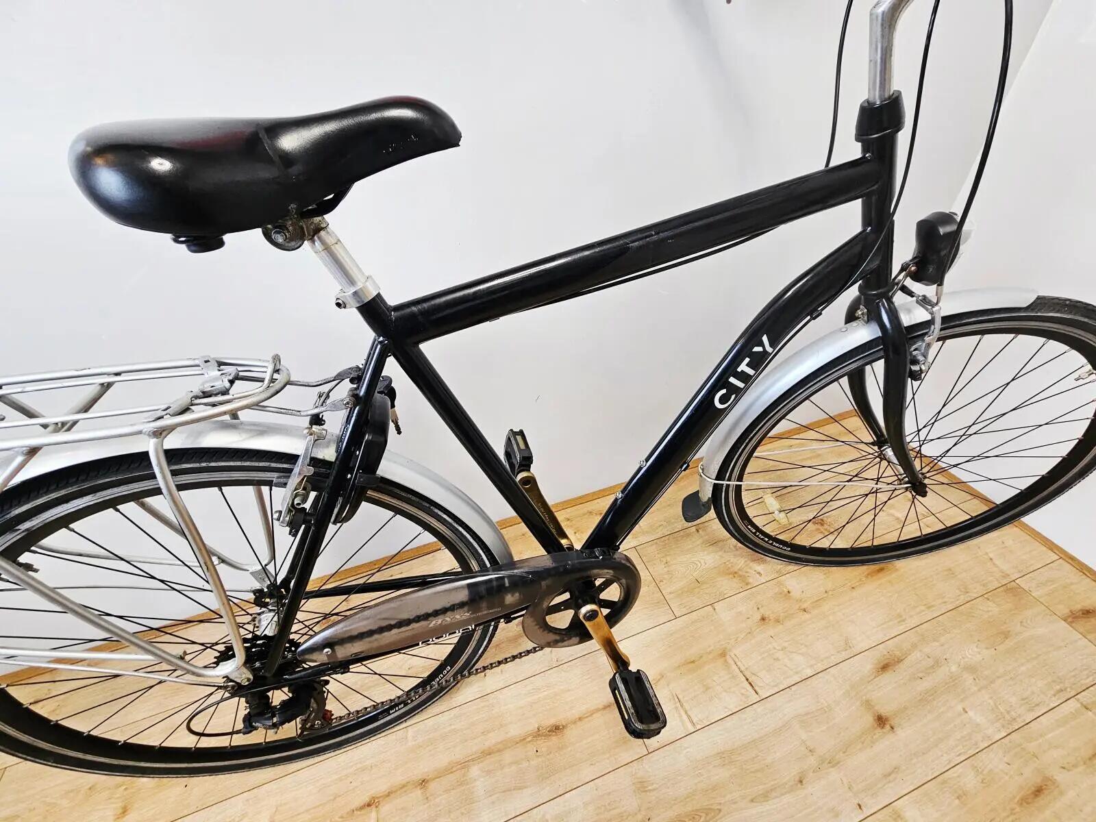 Popal trekking/hybride bike, zwart 6/6
