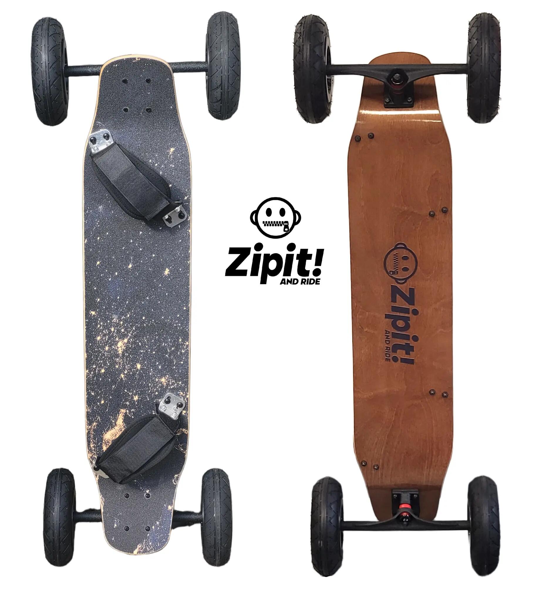 Zipit Stardust Mountainboard, 94 cm lang, 20 cm breit, mit Luftreifen 4/4
