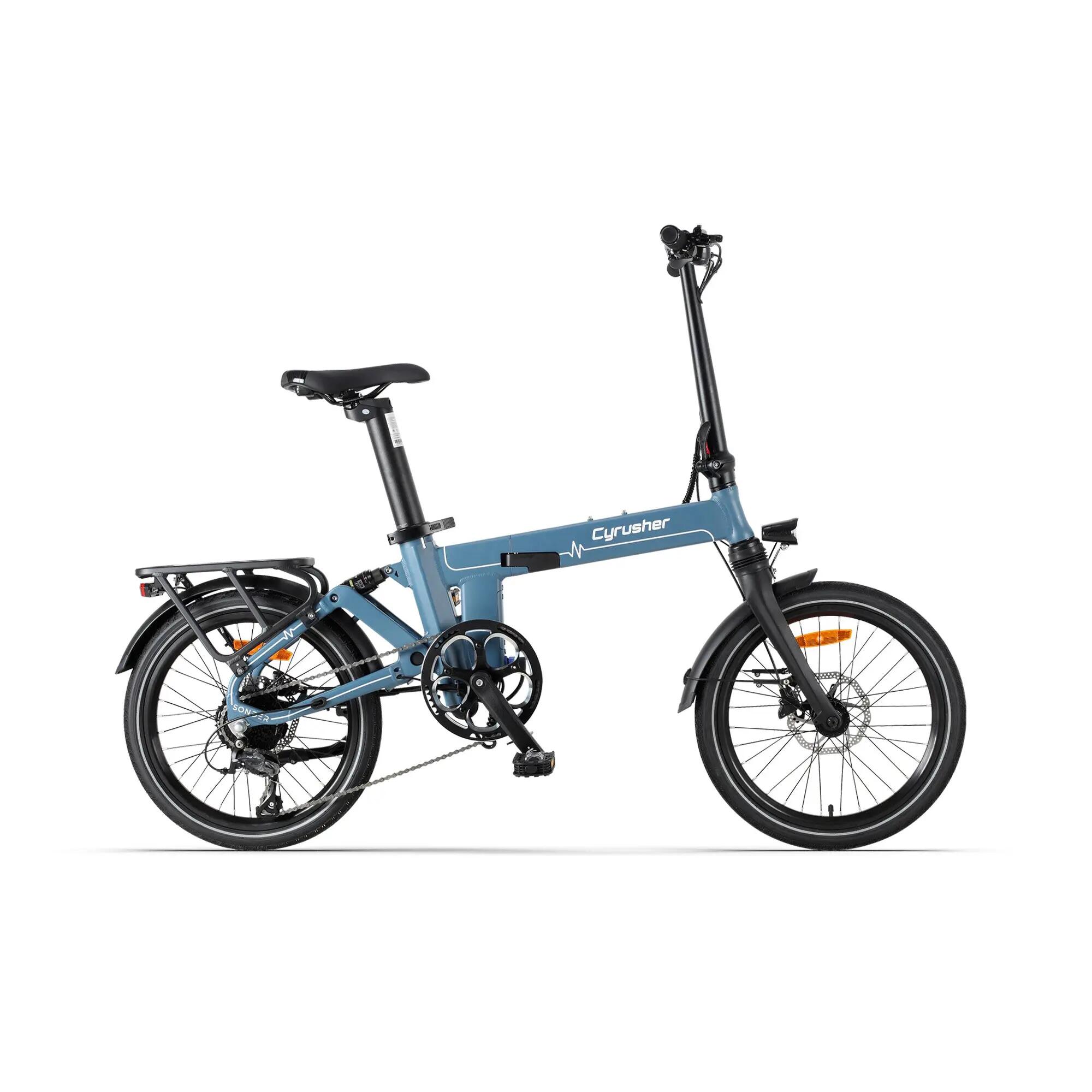 Sonder Faltbares Elektrofahrrad mit Vollfederung und 48V 10Ah Akku 40Nm 2/6