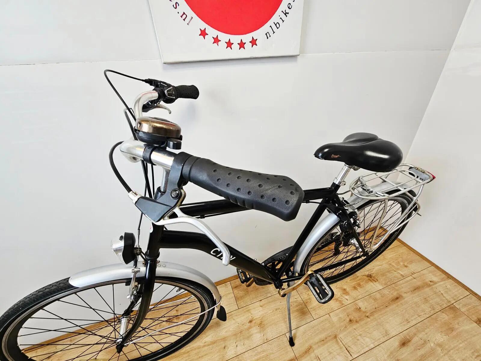 Popal trekking/hybride bike, zwart 3/6