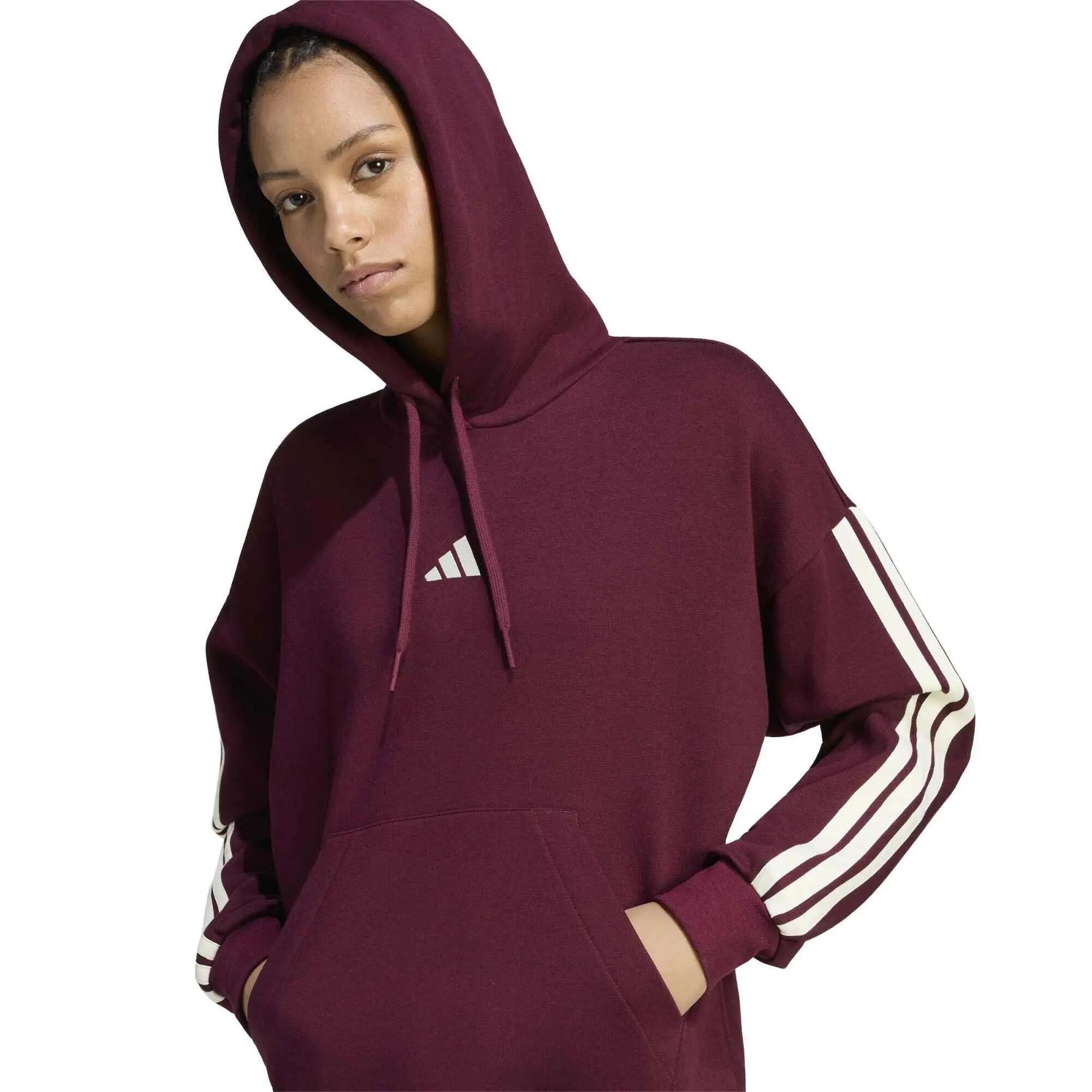 Sweat Adidas Sport W 3S Fl Hd Femme 5/5