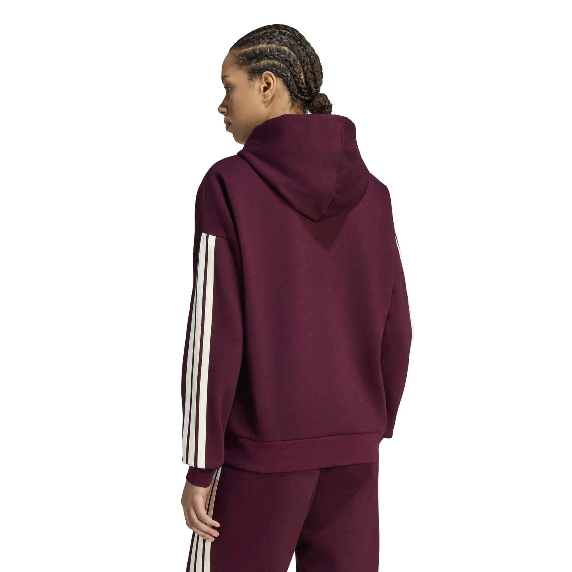 Sweat Adidas Sport W 3S Fl Hd Femme 3/5