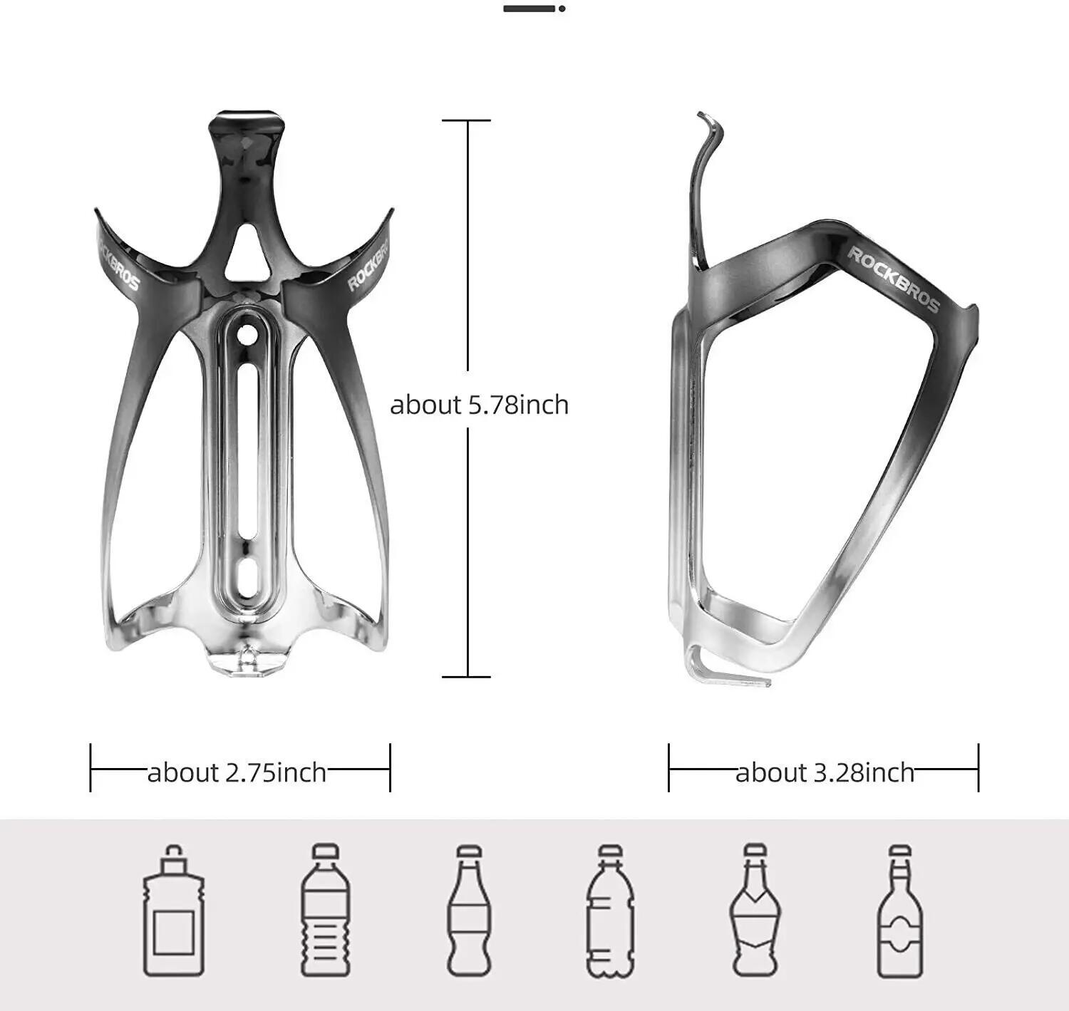 ROCKBROS Porte-bidon en aluminium léger 2/6