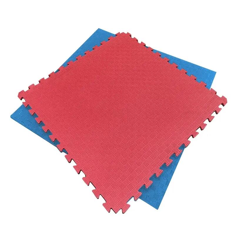 Arquiservi - Tatami Puzzle Ignifugo 1x1m x2cm - Pack de 30 Rojo - Azul 2/7
