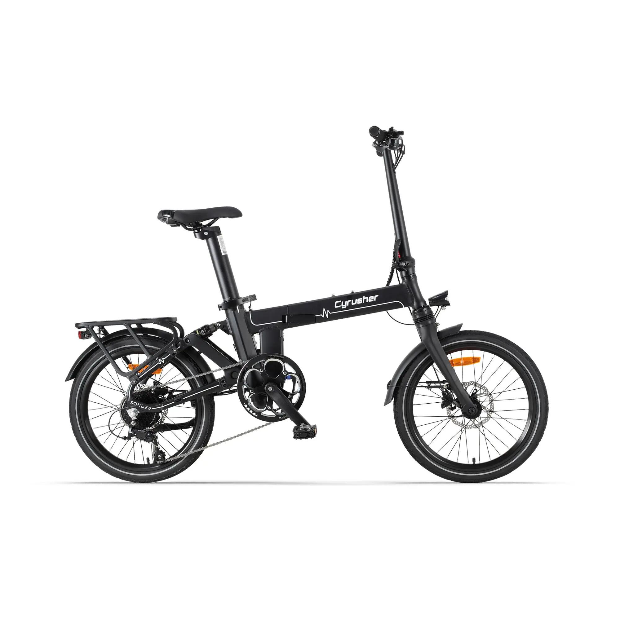 Sonder Faltbares Elektrofahrrad mit Vollfederung und 48V 10Ah Akku 40Nm 2/6