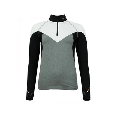 Dames t-shirt 1st skin met ritssluiting peak mountain