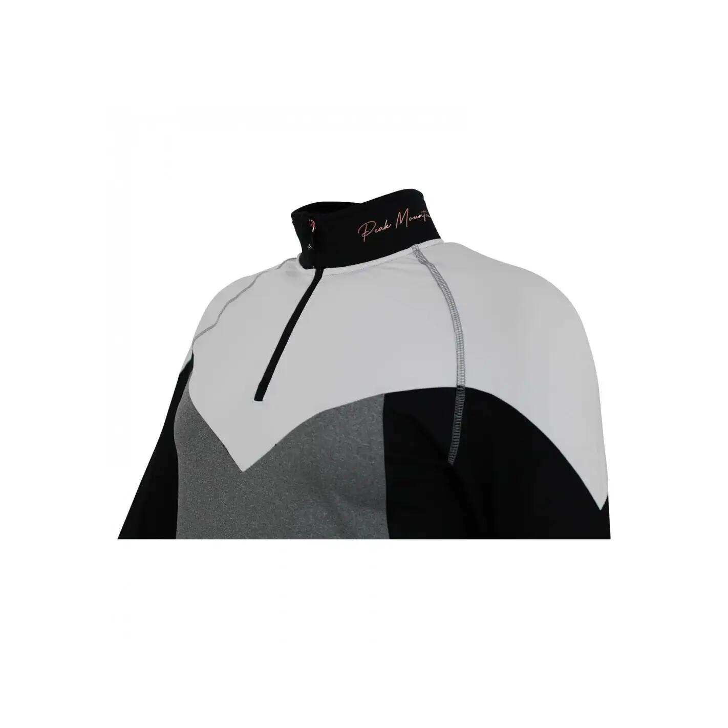 Maglietta donna 1st skin con zip Peak Mountain 4/4