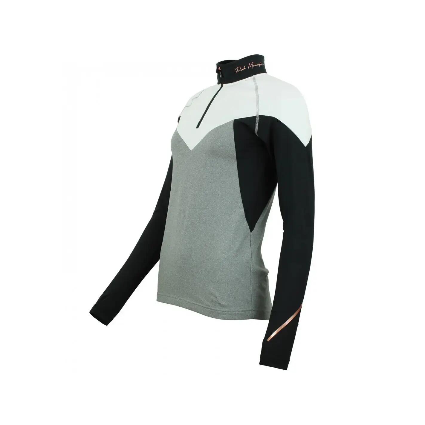 Maglietta donna 1st skin con zip Peak Mountain 3/4