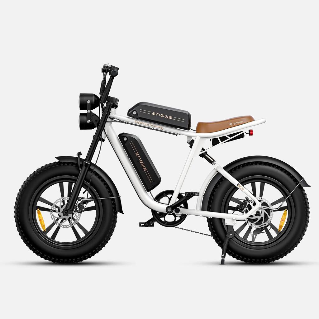 ENGWE M20 Електрически Велосипед, Батерия 48V 13Ah×2, Гуми 20×4.0INCH
