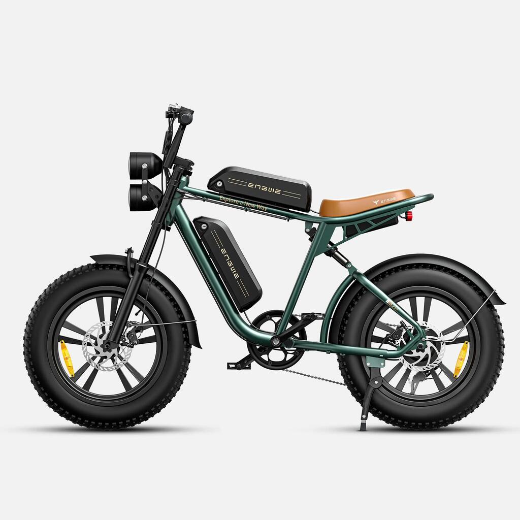 ENGWE M20 Електрически Велосипед, Батерия 48V 13Ah×2, Гуми 20×4.0INCH
