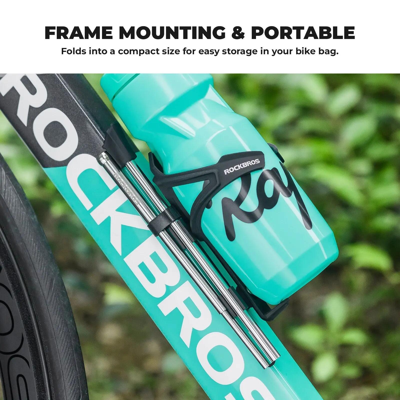 ROCKBROS Béquille de vélo pliable en acier inoxydable 5/7