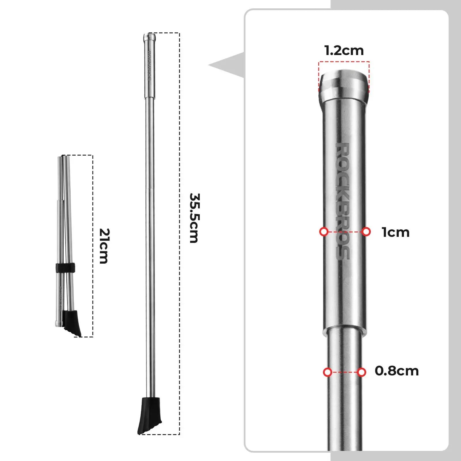 ROCKBROS Béquille de vélo pliable en acier inoxydable 2/7