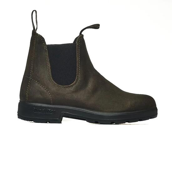 Blundstone dark olive suede leather 1615 38