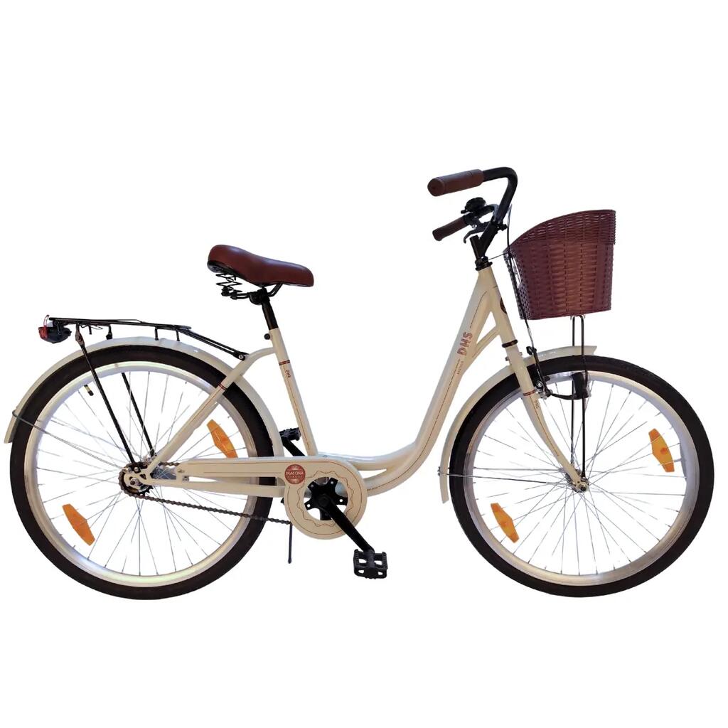 DHS Maccina Avenue stadsfiets - 26 inch, beige
