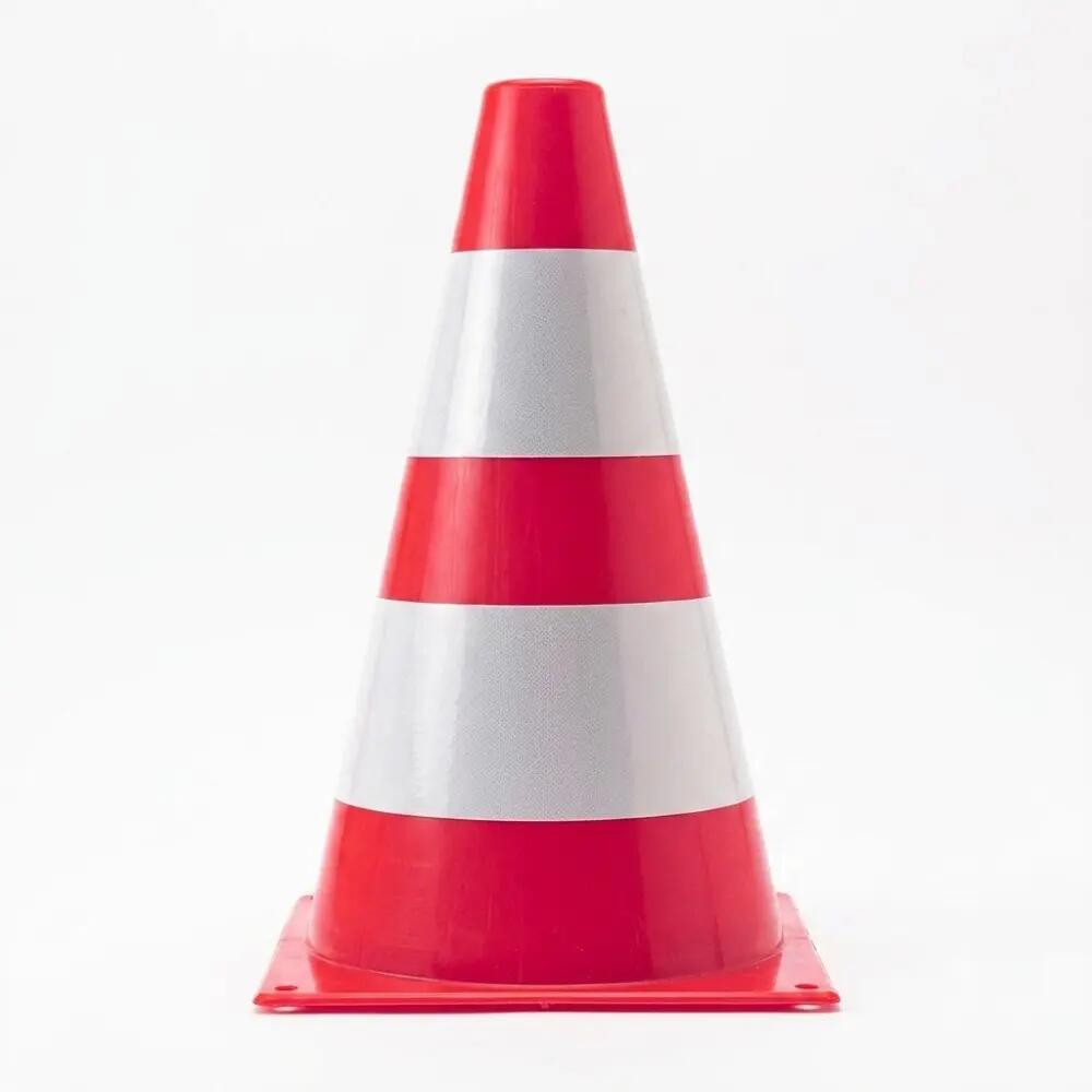 Cone Refletor de Treino Zastor Seccon 23 cm Vermelho/Branco 3/4