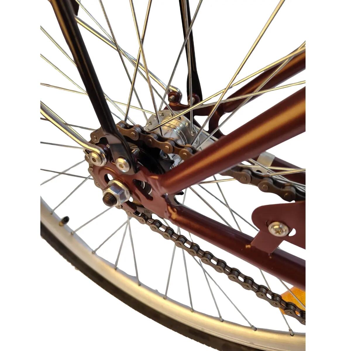 DHS Maccina Avenue stadsfiets - 26 inch, kastanjebruin 4/4