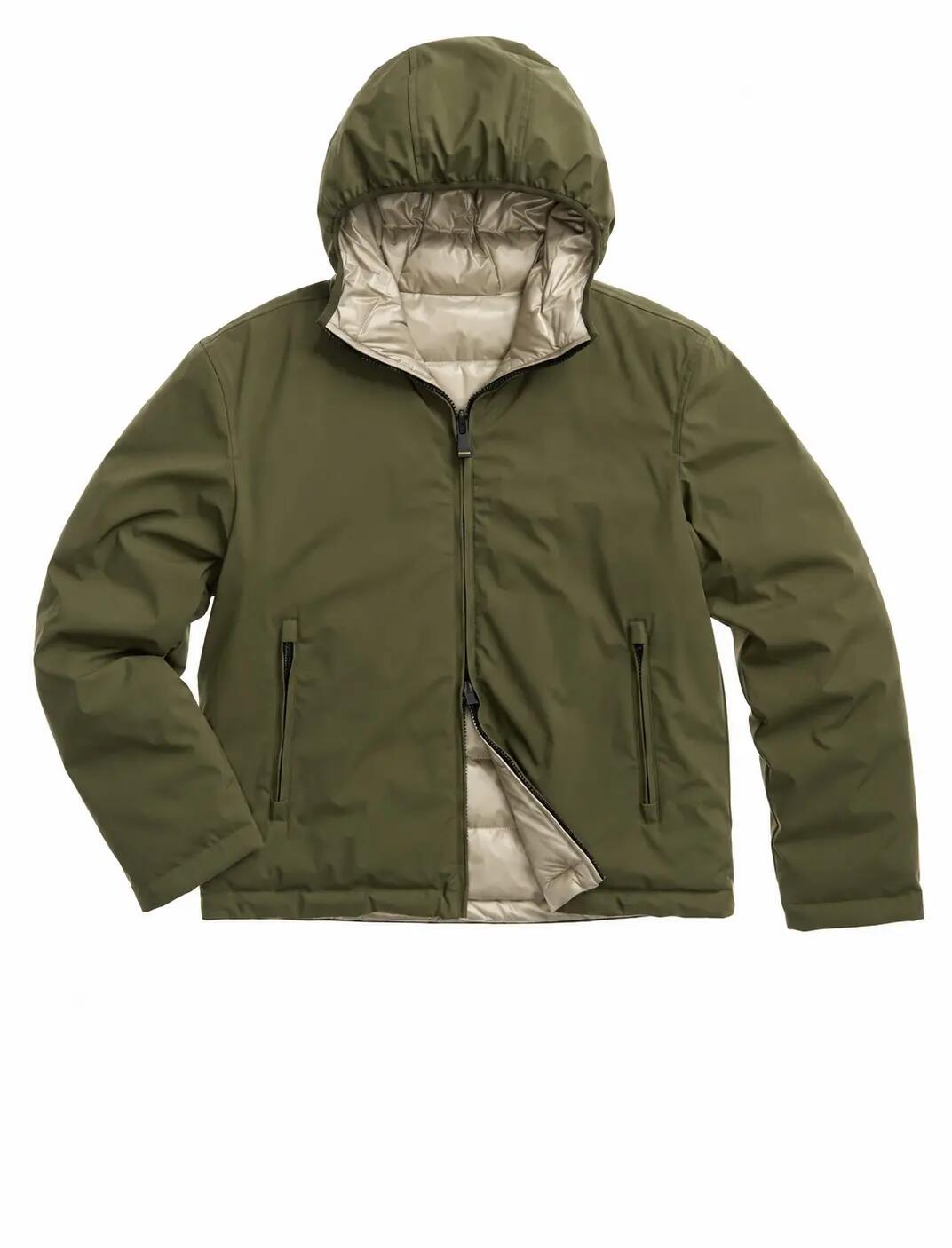 BLAUER Blauer USA Herren Steppjacke Wendejacke Ballard Dark Green 4/4