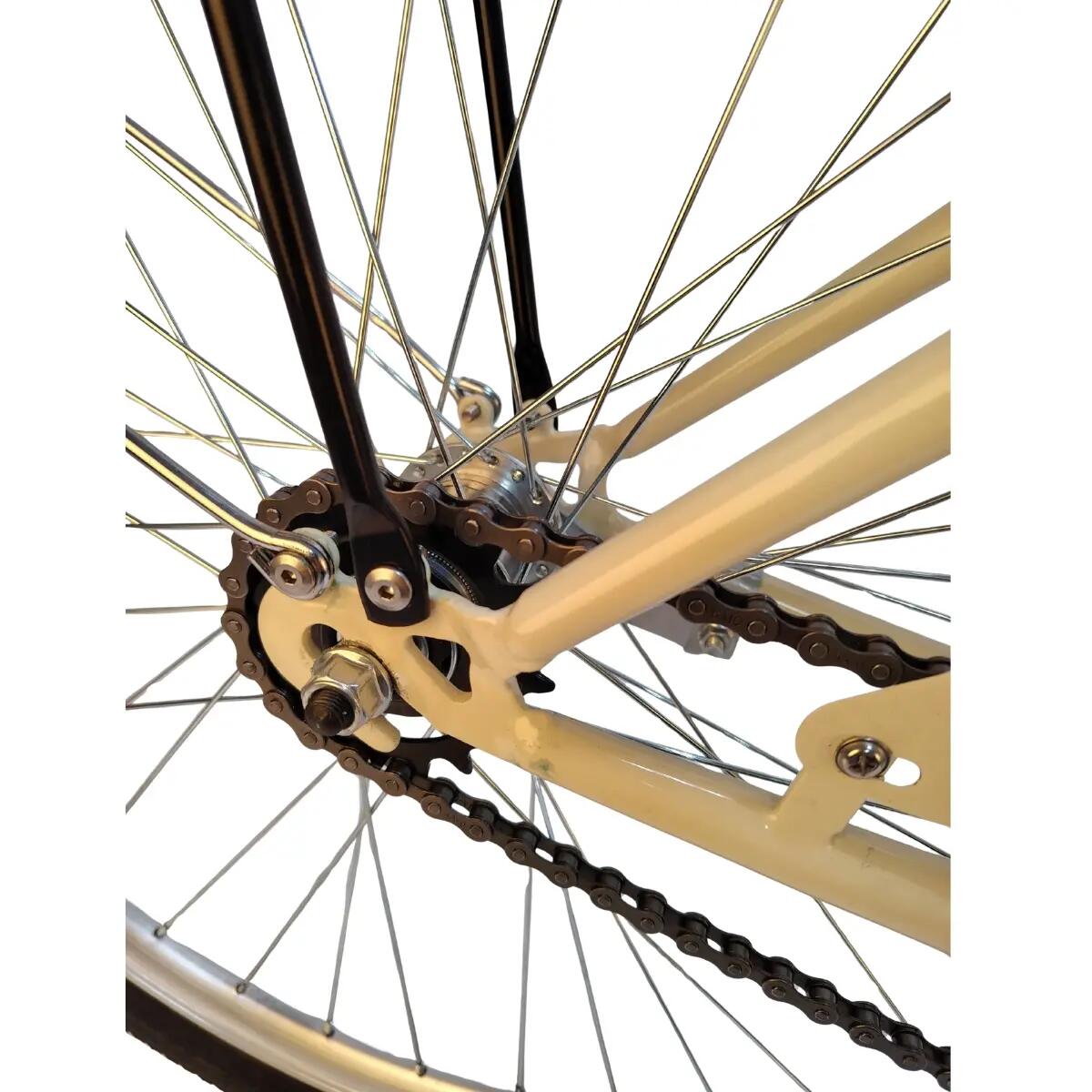 DHS Maccina Avenue stadsfiets - 26 inch, beige 3/4
