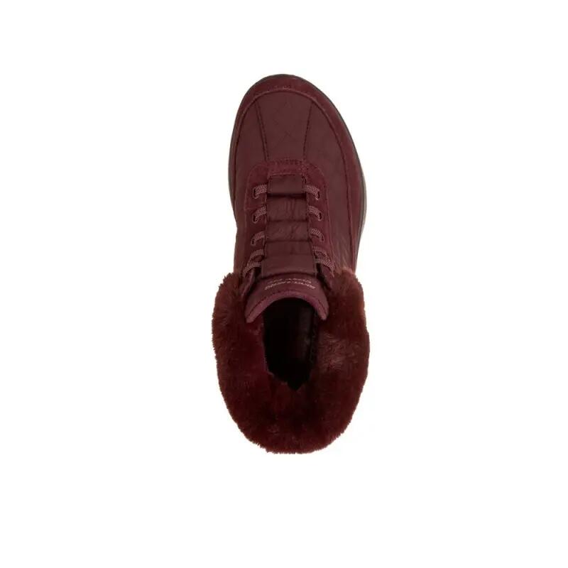 Botines Planos Mujer Skechers On-the-go Encore - Cozy Fit Me Burdeos 3/4