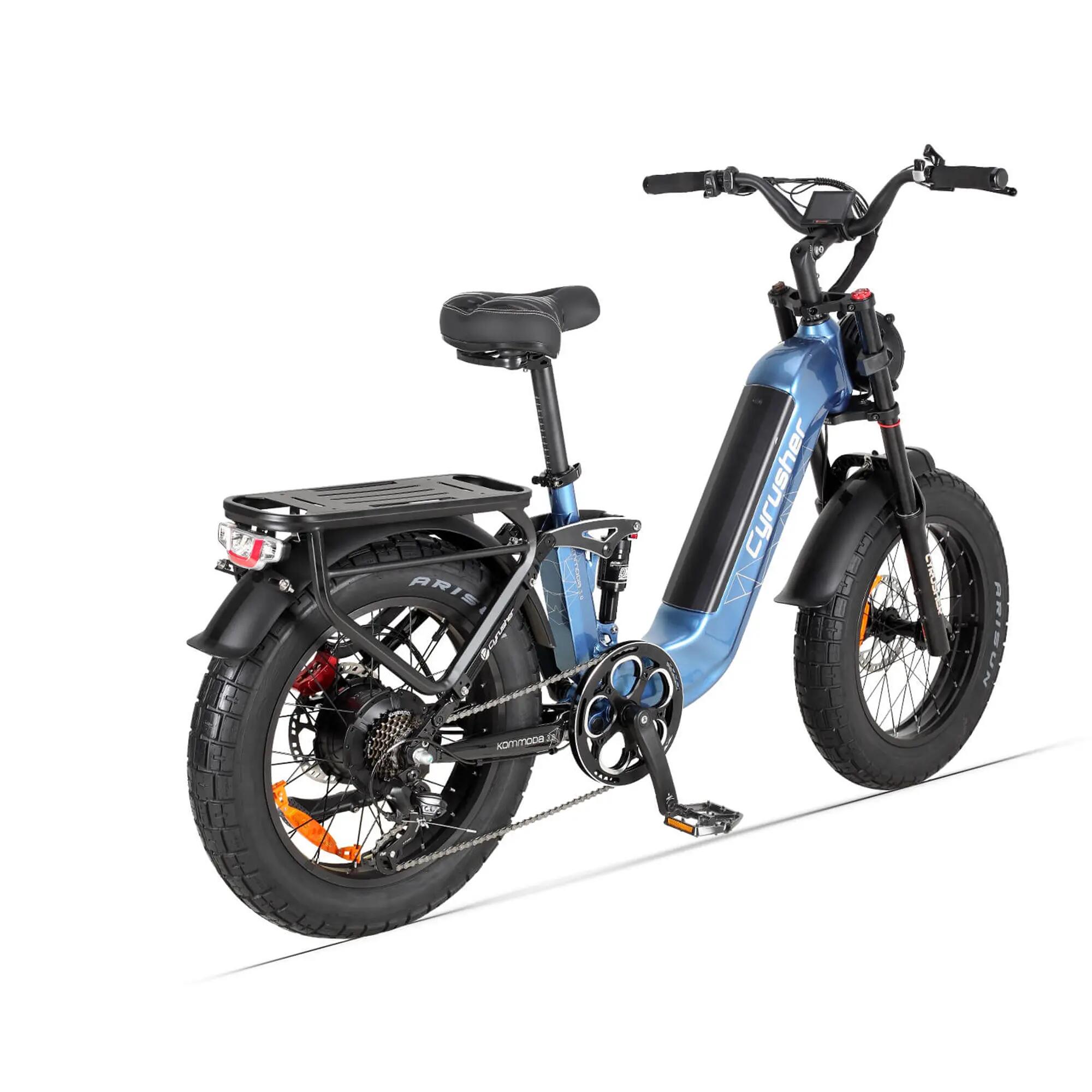 Kommoda 3.0 Bicicleta elétrica com suspensão total e pneus largos 48V 20Ah 85Nm 3/7