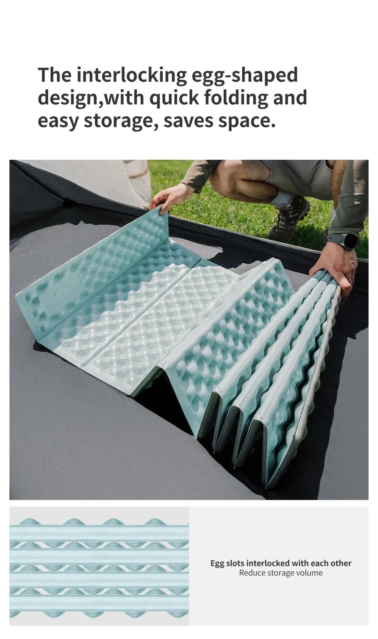 Tapis de camping pliable « Egg Nest » Troues-R2.4 de Naturehike 5/5