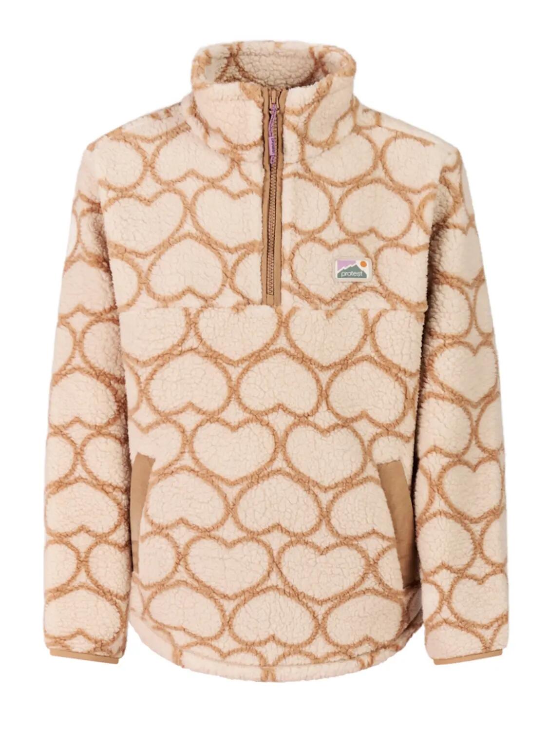 Pile 1/4 di zip da bambina Protest Brenda 1/2