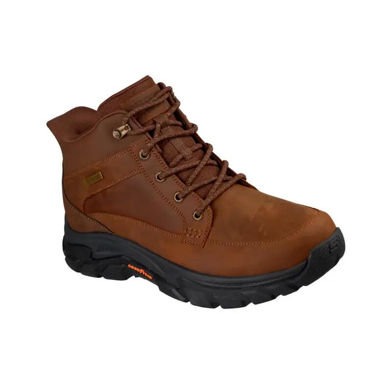 Botas Hombre Skechers Slip-ins Waterproof Relaxed Fn Marrón 4/5