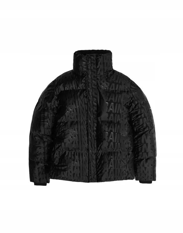 URTKA DAMSKA RAINS ZIMOWA PUCHOWA PUDEŁKOWA BOXY PUFFER BEZ KAPTURA CZARNA