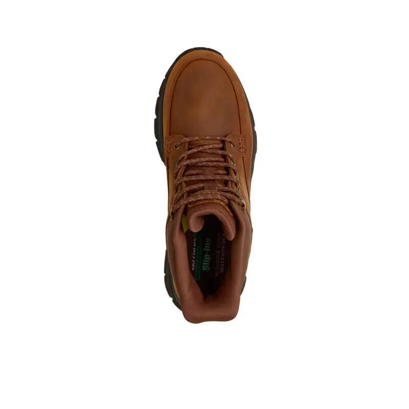 Botas Hombre Skechers Slip-ins Waterproof Relaxed Fn Marrón 2/5