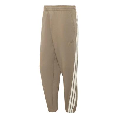 Pantalone uomo adidas kit 3-stripes - marrone