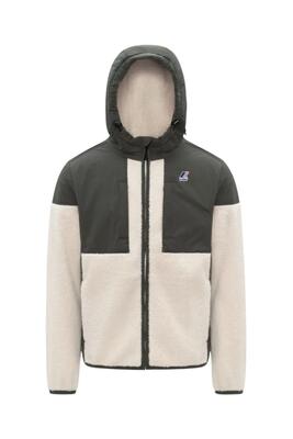 Giacca pile - Outdoor - Unisex - Samson 4.0 - ecru/green