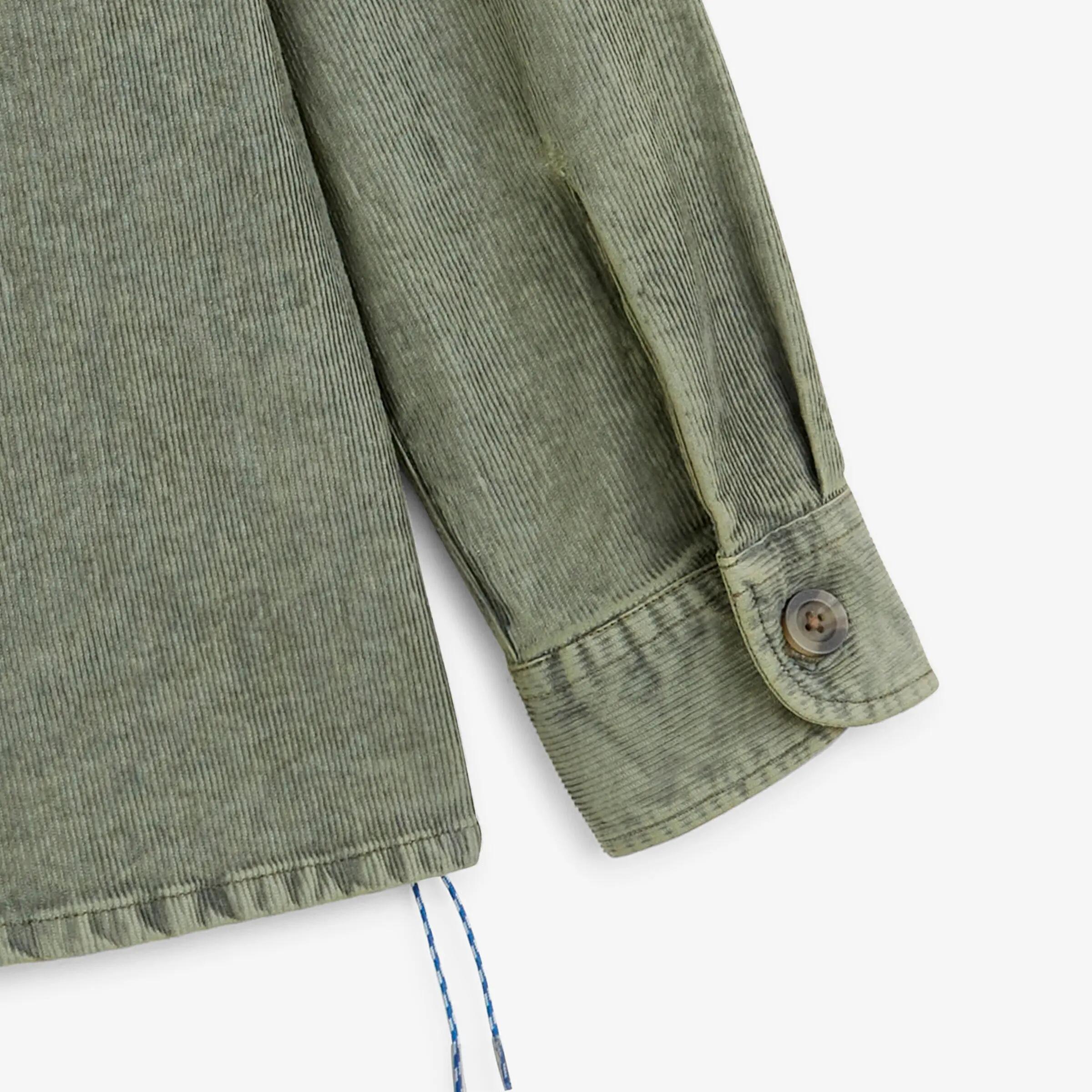Corduroy overhemd met ritssluiting en vervaagde look 5/6