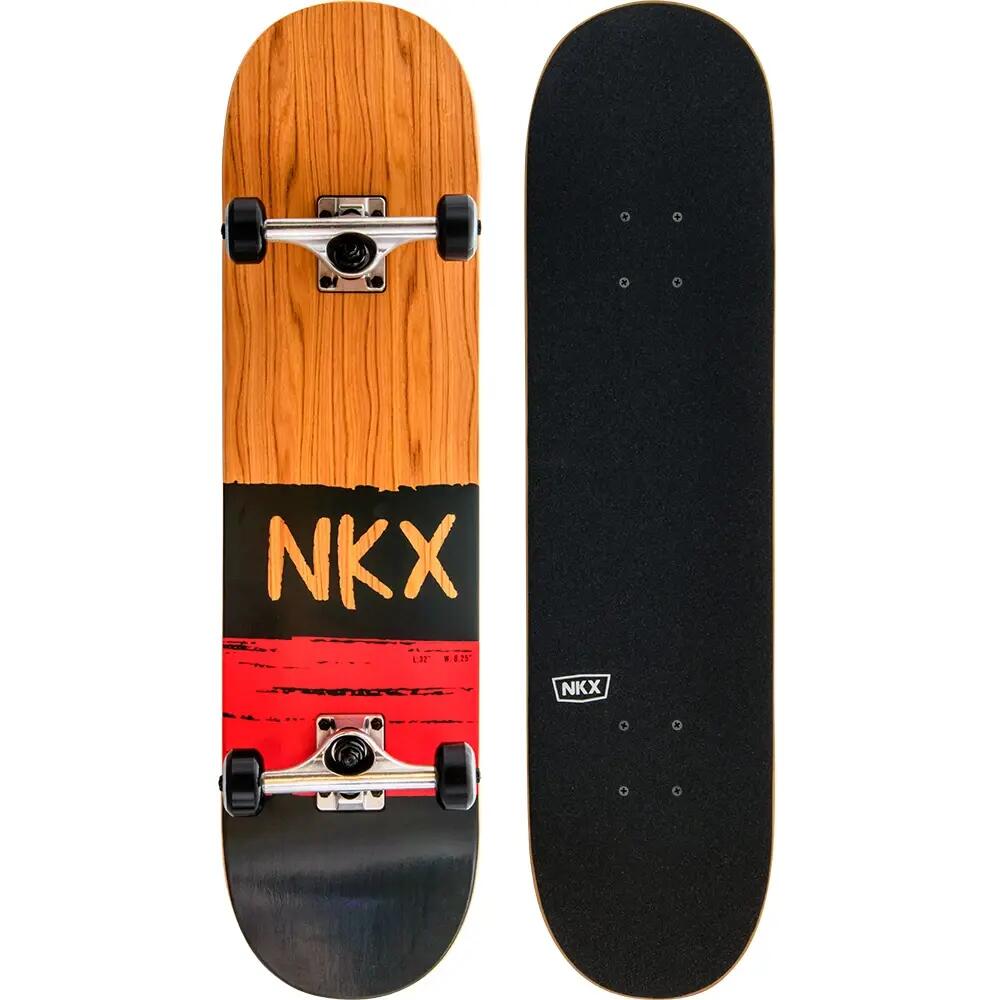 Skateboard - Skate - Unisex - Slate Red - Compleet 8,25 inch - Rood 2/4