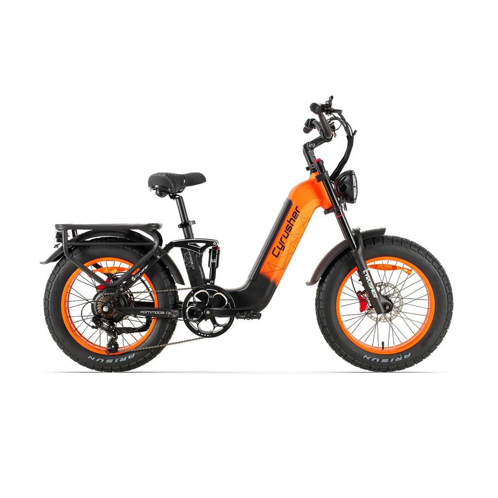 Kommoda 3.0 Електрически велосипед с пълно окачване и широки гуми 48V 20Ah 85Nm