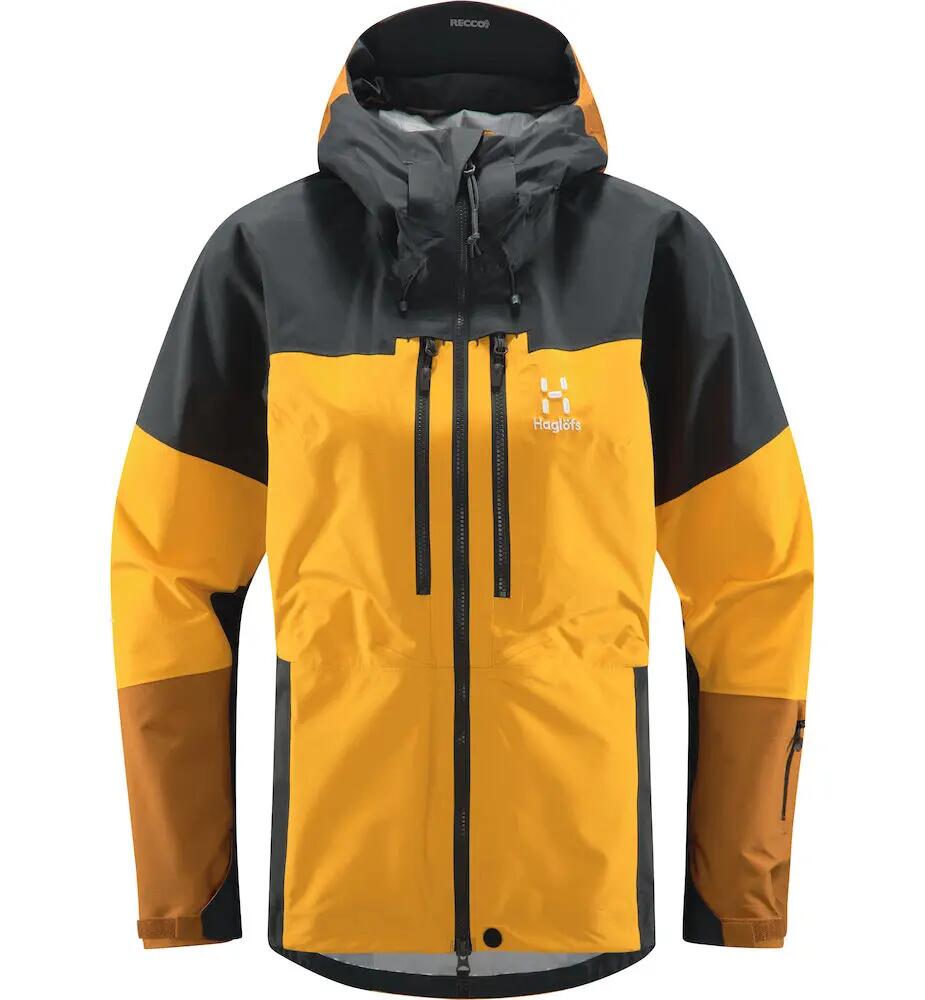 Kurtka Męska Turystyczna Spitz GTX Pro Jkt Women Sunny Yellow/Magnetite 4/5