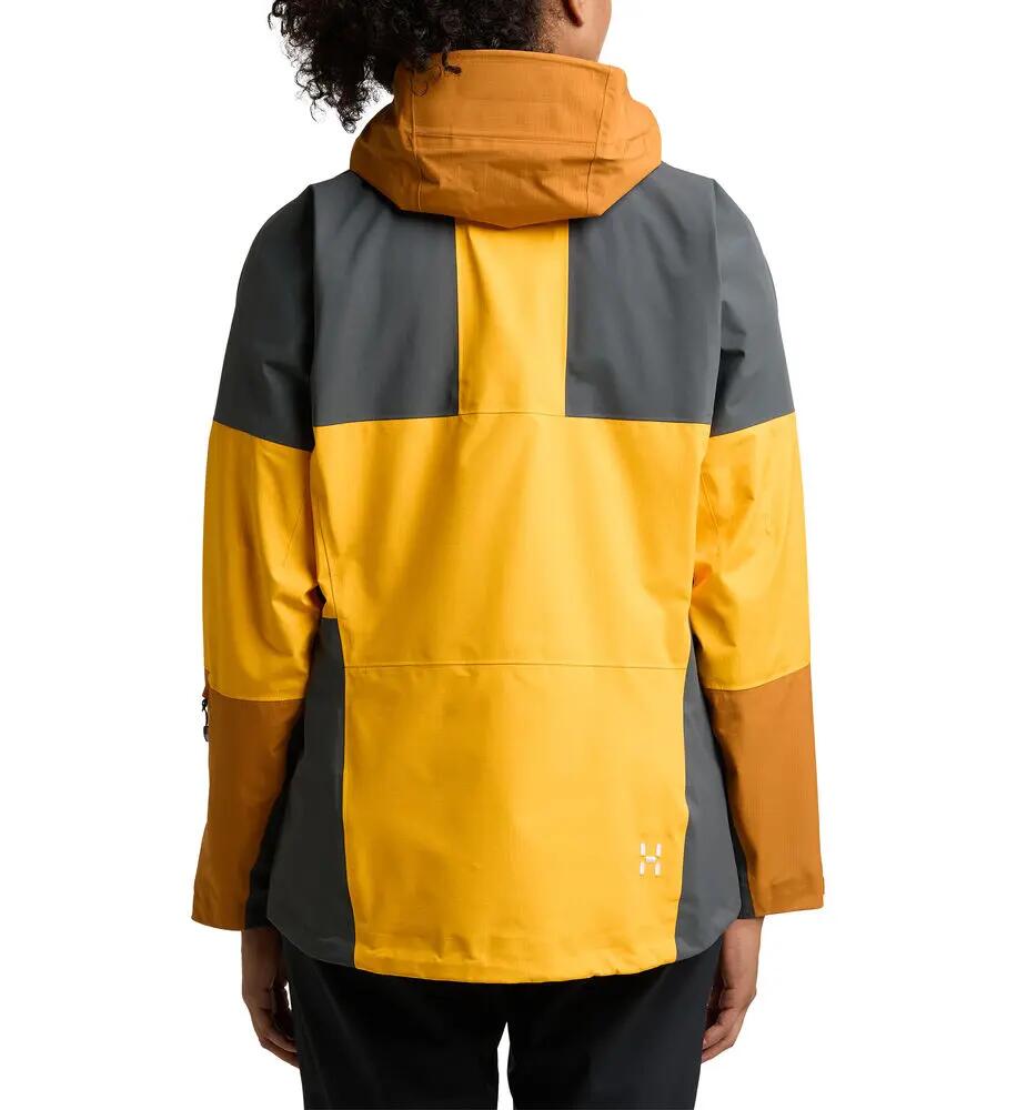 Kurtka Męska Turystyczna Spitz GTX Pro Jkt Women Sunny Yellow/Magnetite 3/5