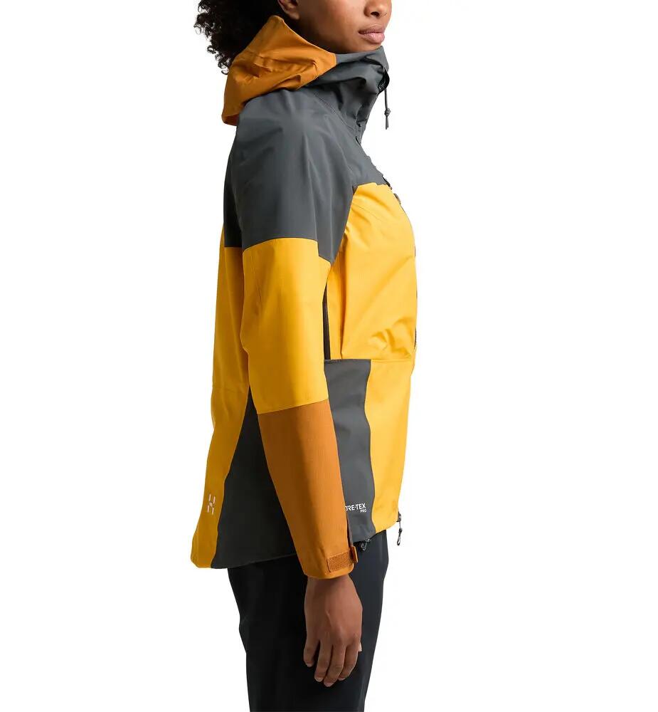 Kurtka Męska Turystyczna Spitz GTX Pro Jkt Women Sunny Yellow/Magnetite 2/5