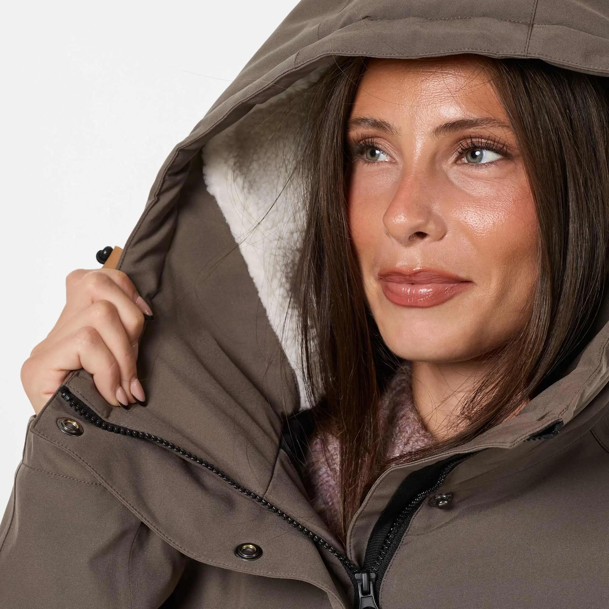 Streetjas Gevoerd Wandelen Vrouw Sarek Waterdicht 6/12