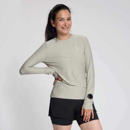 Haut de sport à manches longues pour femme