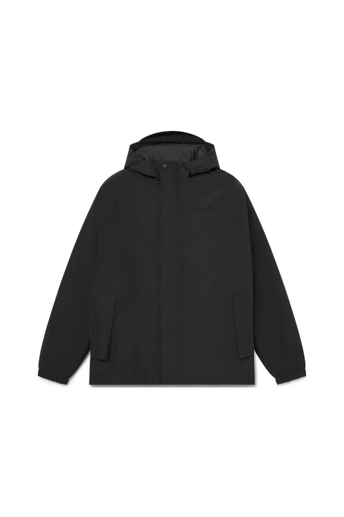 Veste - imperméable - homme - capuche réglable - noir 4/4