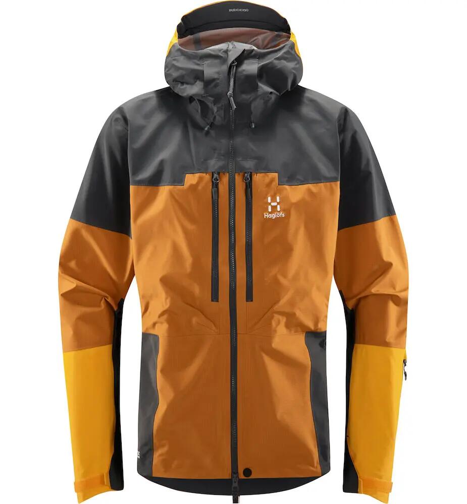 Kurtka Męska Turystyczna Spitz GTX Pro Jacket MenGolden Brown/Magnetite 4/6