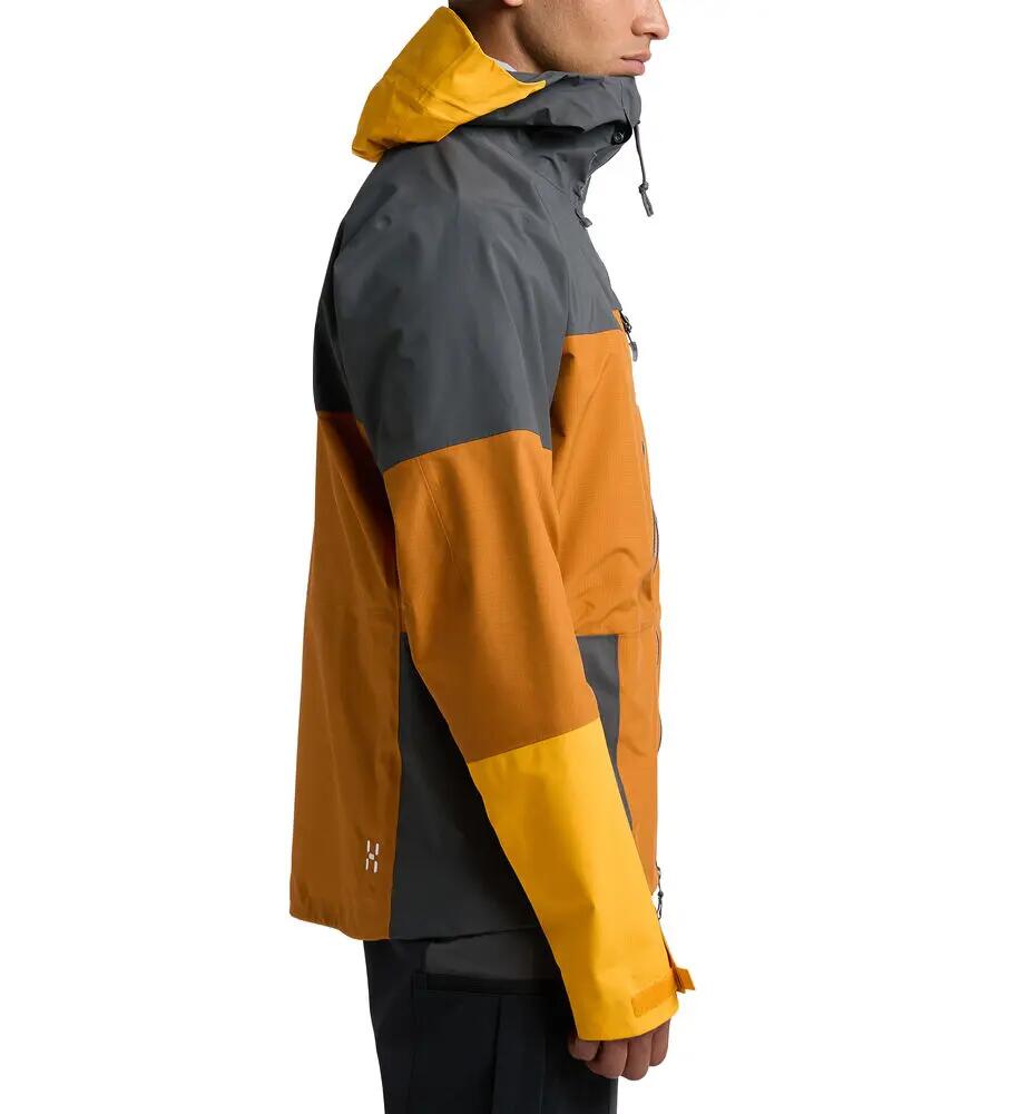 Kurtka Męska Turystyczna Spitz GTX Pro Jacket MenGolden Brown/Magnetite 2/6