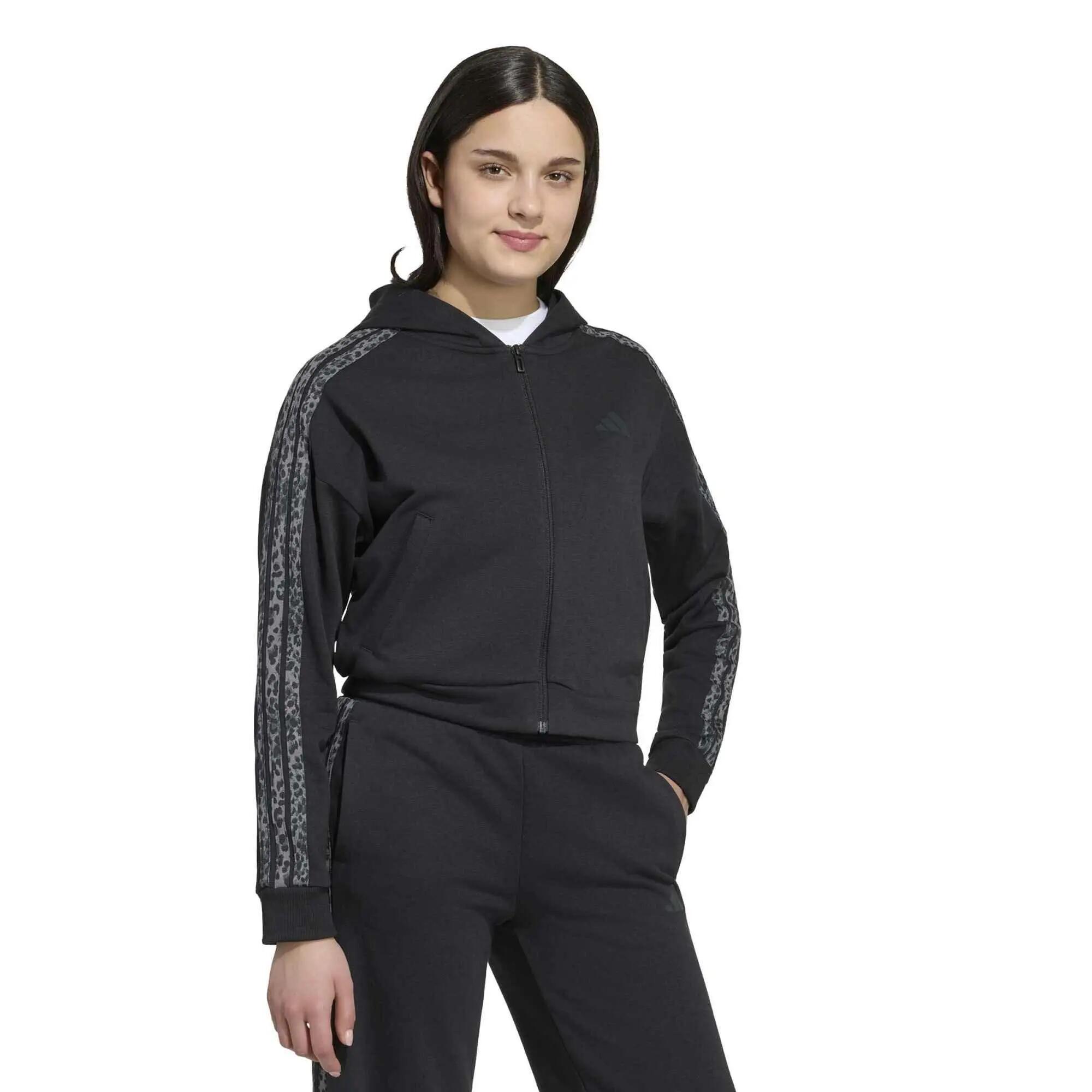 Sweat Adidas Sport Jg An 3S Ft Fz Enfant 2/5